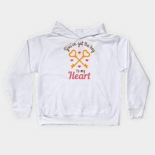 Key to My Heart Kids Hoodie